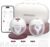 Momcozy M5 Smart Milchpumpe, elektrisch, App-Steuerung, freihändig, tragbare Doppelmilchpumpen mit Babymund, doppelt versiegelte Brusthaube mit 3 Modi und 9 Stufen, 2 Stück, Rot