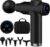 Massagepistole, Mini-Muskelmassagepistole mit 32 Geschwindigkeiten bis zu 3500 U/min und 6 Köpfen, elektrische Massagepistole mit LCD-Bildschirm für entspannende Muskelmassage (schwarz, 6)