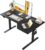 Klicelor Höhenverstellbarer Schreibtisch, elektrischer Stehsitz-Bürotisch, Computertisch mit 2 Memory-Funktionen, Stehpult, 160 x 90 cm, Schwarz