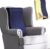 GOFORIT Ergonomisches Rückenkissen für Liege- und Schaukelstuhl – 68 cm, extra hoch, weiches 2-in-1-Nacken- und Lendenkissen, rutschfester, waschbarer Bezug, für Sofa und Bürostuhl