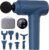 Massagepistole, Muskel-Percussion-Massagegerät, Massagepistole mit LED-Touchscreen, 20 Geschwindigkeiten, 9 Massageköpfe, Tragetasche, leise elektrische Massagepistole, Geschenk für Männer und Frauen