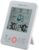 PEARL Digitales Hydrometer: Digitales Hygro-/Thermometer mit Schimmelalarm und Komfortanzeige, weiß (Hygrometer mit Schimmelalarm, Luftfeuchtigkeitsmesser, Auto)