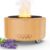 Aroma Diffuser für Ätherische Öle, 500ML Aromatherapie Öle Diffusor für Büro, Raum und Yoga, Ultraschall Diffusor mit Auto-Abschaltfunktion, 9-farbiges LED-Nachtlicht, helle Holzoptik