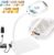 Drdefi 10 x rechteckige Lupe mit Licht und Ständer, Echtglas-Lupenlampe, 5 Farbmodi, stufenlos dimmbar, flexible Schwanenhals-LED-beleuchtete Schreibtischlampe, freihändiges Vergrößerungslicht zum Lesen, Weiß
