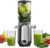Entsafter Gemüse und Obst Testsieger – Slow Juicer mit 130 mm extra breitem Einfüllschacht, Kaltpresstechnologie (300 W), hohe Saftausbeute, leise und leicht zu reinigen