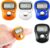Foreverup Elektronischer Fingerzähler, 4 Stück, Mini-Handzähler, Reihenzähler, Stricken, digitaler Fingerzähler, Clicker, Reihenzähler mit rücksetzbar für Sport, Golf, Stricken, Weben