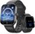 Smartwatch Herren Damen 1,91 Zoll HD Fitnessuhr mit Alexa & Telefonfunktion, 100+ Sportmodi Smartwatch, Herzfrequenzmesser/Schlafmonitor/Schrittzähler Sportuhr, IP68 Wasserdichter Fitness-Tracker für