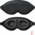 Schlafmaske, Schlafbrille 3D-Augenhöhlen Design 100% Lichtblockierende Lichtblockierende Schlafbrille mit 1Paar Ohrstöpseln Verstellbar Gummiband Augenmaske für Männer und Frauen