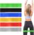 Fitnessbänder-Set mit 6 Krafttrainings-Widerstandsbändern | Gymnastikband, Gymnastikbänder mit 6 Widerstandsstufen für Sportbänder, Trainingsband, Fitness, Gymnastik, Pilates-Bänder