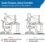 StrongTek Holz-Fußstütze unter dem Schreibtisch für die Arbeit, 3-fach höhenverstellbar, ergonomisch, rutschfest, fördert Körperhaltung und Durchblutung, bis zu 181 kg