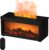 Aromadiffusor Kamin mit Fernbedienung, 280 ml Luftbefeuchter Flammendiffusor Ätherisches Öl Diffusor für ätherische Öle mit 7-Farben-Lichtflammeneffekt, 4 Timer