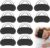10 Stück Schlafmasken für Seitenschläfer, weiche und atmungsaktive Schlafmaske für Männer und Frauen, lichtblockierende Augenbinde zum Schlafen mit verstellbarem Riemen für Männer, Frauen, Kinder