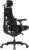 LiberNovo SE Ergonomischer Bürostuhl, Schreibtischstuhl mit manueller Lordosenstütze, 5 Neigungspositionen, Computerstuhl für langes Sitzen, für Home Office, Büro und Gaming, Obsidian 48 cm