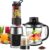 WAWORIO Mixer Smoothie Maker, 700 Watt Standmixer, Smoothie Mixer, Multifunktions Smoothie Maker, Fleischzerkleinerer, Eiscrusher/Kaffeemühle mit 570 ml Sportflasche, BPA-freies Tritan