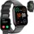 Newgen Medicals Fitness-Smartwatch mit ChatGPT AMOLED-Display, digitale Krone, IP68