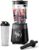 Mixer der Philips 5000-Serie mit Mix- und Go-Behälter – 1200 W. 2 l maximales Fassungsvermögen. ProBlend Plus-Technologie. Spülmaschinenfeste Teile. Schwarz (HR3031/00)