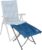 EVER ADVANCED Fußhocker, Fußstütze, klappbarer Klapphocker mit einer Höhe von 47 cm, Klapphocker, gepolsterte Fußstütze für Sessel, Garten- und Balkonstuhl