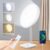 Tageslichtlampe 15000 Lux Lichttherapielampe, Tageslichtlampe Schreibtisch mit 3 Farbtemperaturen und 5 Helligkeitsstufen, USB-A-Anschlüssen, Dimmer und Timer, einstellbarer Winkel und Höhe für Lesen/Büro/Zuhause