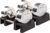 Verstellbares Hantelset von BRAINGAIN 23,5 kg / 32,5 kg / 41,5 kg – Jetzt mit 34 mm Gen 4-Griff – Gewichte in 1 Sekunde wechseln – Platzsparendes Homegym – Mehrere Gewichte in einem – Chrom/Schwarz
