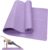 Faltbare Reise-Yogamatte, 6 mm, rutschfeste, leichte EVA-Übungs-Pilates-Fußmatte für Yoga, Pilates, Heimtraining und Bodenübungen, 173 x 61 cm