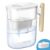 Waterdrop Chubby 3,5 l Wasserfilterkanne mit 1 x 90-Tage-Filterkartusche, reduziert Kalk, Chlor, Blei, Kupfer im Wasser, NSF-zertifiziert, BPA-frei, transparent (Ersatzfilter: WD-PF-01A Plus)