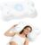 Mailirious Nackenkissen, Memory-Schaum-Kissen, ergonomisches Nackenstützkissen, lindert Nackenschmerzen, für Seiten-, Rücken- und Bauchschläfer, mit 2 abnehmbaren Kissenbezügen, 69 x 38 x 9/11 cm