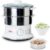 Tefal VC1451 Practical Series Dampfgarer (Volumen: 6 L, Timer, 2 Behälter, Wasserstandsanzeige), Weiß/Edelstahl