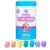 Tub Works® Farbiges Schaumbad, 150 Stück | Ungiftig und parfümfrei | Sprudelnde farbige Badetabletten für Kinder | Aquarelle erstellen | Wassertabletten in 7 Farben | Badebomben zum Baden