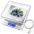 Digitale Waage, Küchenwaage, USB wiederaufladbar, 3 kg/0,1 g, Mini-Lebensmittelwaage, elektrische Kochwaage, wasserdichte Digitalwaage, LCD-Display, Edelstahl, für Zutaten, Schmuck, Kaffee