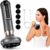 Cellulite Massagegerät Elektrisch, Anti Cellulite Massagegerät mit 12 Saugstufen & Wärmefunktion, Schröpfgerät Elektrisch, Gua Sha Massagegerät für Bauch, Taille, Rücken, Arme & Beine Grau