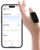 Viatom WearO2 Pulsoximeter, Sauerstoffsättigungsmesser Finger, wiederaufladbares Bluetooth-Oximeter mit erweiterter Schlafanalyse und Vibrationsalarm, 16 Stunden Akkulaufzeit, kostenlose App