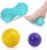 URAQT Massagebälle, Faszienball 3er Set, Igelball Set, Stachelmassageball hart, Massagebälle mit Noppen, für Rücken, Beine, Füße, Hände