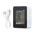 5-in-1 tragbarer Luftqualitätsmonitor mit LCD-Hintergrundbeleuchtung, professioneller Detektor für CO2, TVOC, HCHO, PM2,5 PM10, Temperatur-Feuchtigkeits-Alarmfunktion, ideal für