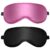 2 Stück Schlafmasken für Männer und Frauen, Seiden-Augenmaske, Seitenschläfer, lichtblockierende Schlafmaske mit verstellbarem Gummiband für Männer, Frauen und Kinder, Reisen, Nickerchen im Flugzeug