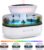 250 ml Regentropfen-Luftbefeuchter, Aromatherapie-Diffusor mit Mikrolandschaften, 7-farbige LED-Lichter, weißes Rauschen, Aroma-Diffusor für ätherische Öle für Schlafzimmer, Kinderzimmer