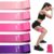 Widerstandsbänder, Fitnessbänder-Set mit 5 Widerstandsstufen, hautfreundliche Trainingsbänder für Indoor-Fitness