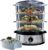 Russell Hobbs Dampfbackofen 9,0l (60-Minuten-Timer + Abschaltautomatik), 3 spülmaschinenfeste Dampfbehälter + Reisschüssel + 6 Eierhalter, BPA-frei, Dampfgarer Cook@Home 19270-56