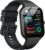 Smartwatch Herren Damen Fitnessuhr Herzfrequenz Schlafmonitor Schrittzähleruhr 1,96 Zoll Smart Watch Bluetooth Anrufe 113+ Sportmodi Sportuhr IP68 Wasserdicht Fitness Tracker für iOS Android Schwarz