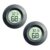 2er-Pack Innenthermometer, digitales Mini-Hygrometer, Thermometer, digitaler LCD-Monitor, Innen- und Außenfeuchtigkeitsmesser für Luftbefeuchter, Keller, Babyzimmer, Fahrenheit oder Celsius