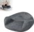 Meditationskissen mit ergonomischem Design, Yogakissen, modern, rutschfest, Memory-Schaum, Yoga-Kissenbezug waschbar, ideal für Yoga, Meditation, Zen – Üben und Sitzhaltungen (Dunkelgrau).
