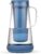 LifeStraw Home Silikonbasierter Wasserfilterkrug aus Glas – Schützt vor Bakterien, Parasiten, Mikroplastik, Blei, Quecksilber, PFAS und weiteren Chemikalien – 1,6 Liter – Stormy Blue