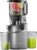 AMZCHEF Slow Juicer Entsafter – Entsafter Gemüse und Obst Testsieger für ganze Früchte, XXL 135 mm Öffnung, BPA-frei mit Rezeptbuch – 1,8 L Behälter, Dreifachfilter, Grau