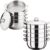 Olymp Griffe Mantowarka Dampfgarer-Set aus Edelstahl 18/10 (optional 28 cm)