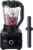 Braun PowerBlend 9 JB9040BK Hochleistungsmixer mit 1600 Watt Motor, 2 L Tritan-Behälter, 18 Programme, 10 Geschwindigkeiten, Schwarz