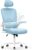 naspaluro Bürostuhl, Ergonomischer Schreibtischstuhl mit verstellbarer Kopfstütze, Armlehnen, dynamischer Lordosenstütze, Drehstuhl mit atmungsaktivem Netzbezug für das Home Office, Blau