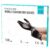 EUROPAPA® Nitrilhandschuhe Box mit 100 Einweghandschuhen, Untersuchungshandschuhen, Nitrilhandschuhen, puderfrei, latexfrei, unsteril, Einweghandschuhe (L, Schwarz)