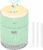 Luftbefeuchter Mini Luftbefeuchter Klein USB Einstellbar mit LED Licht Luftbefeuchter Mini mit Weichem Nachtlicht für Schlafzimmer Pflanzen Kinderzimmer Büro Babyzimmer (Grün)