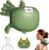 Massagegerät, 4D-Nackenmassagegerät mit Wärme, tragbarer Nacken, 3 Modi und 2 Wärmeeinstellungen, USB elektrisch, entspannt Muskeln und lindert Müdigkeit, für Zuhause und Büro, Grün