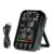 Tragbarer Luftqualitätsmonitor, 4-in-1-Raumluftqualitätsmonitor mit HCHO, TVOC, Temperatur (℃/℉) und Feuchtigkeitssensor, Luftanalysator mit digitalem LCD-Bildschirm, akustischem Alarm, GOLDCHAMP