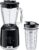 Braun PowerBlend 1 JB1051BK Standmixer mit 1,5 Liter Glas-Rühraufsatz inklusive To-Go-Becher, Küchenhelfer zum Zerkleinern, Pürieren & Mixen, Ice-Crush-Funktion, 2 Geschwindigkeiten, schwarz